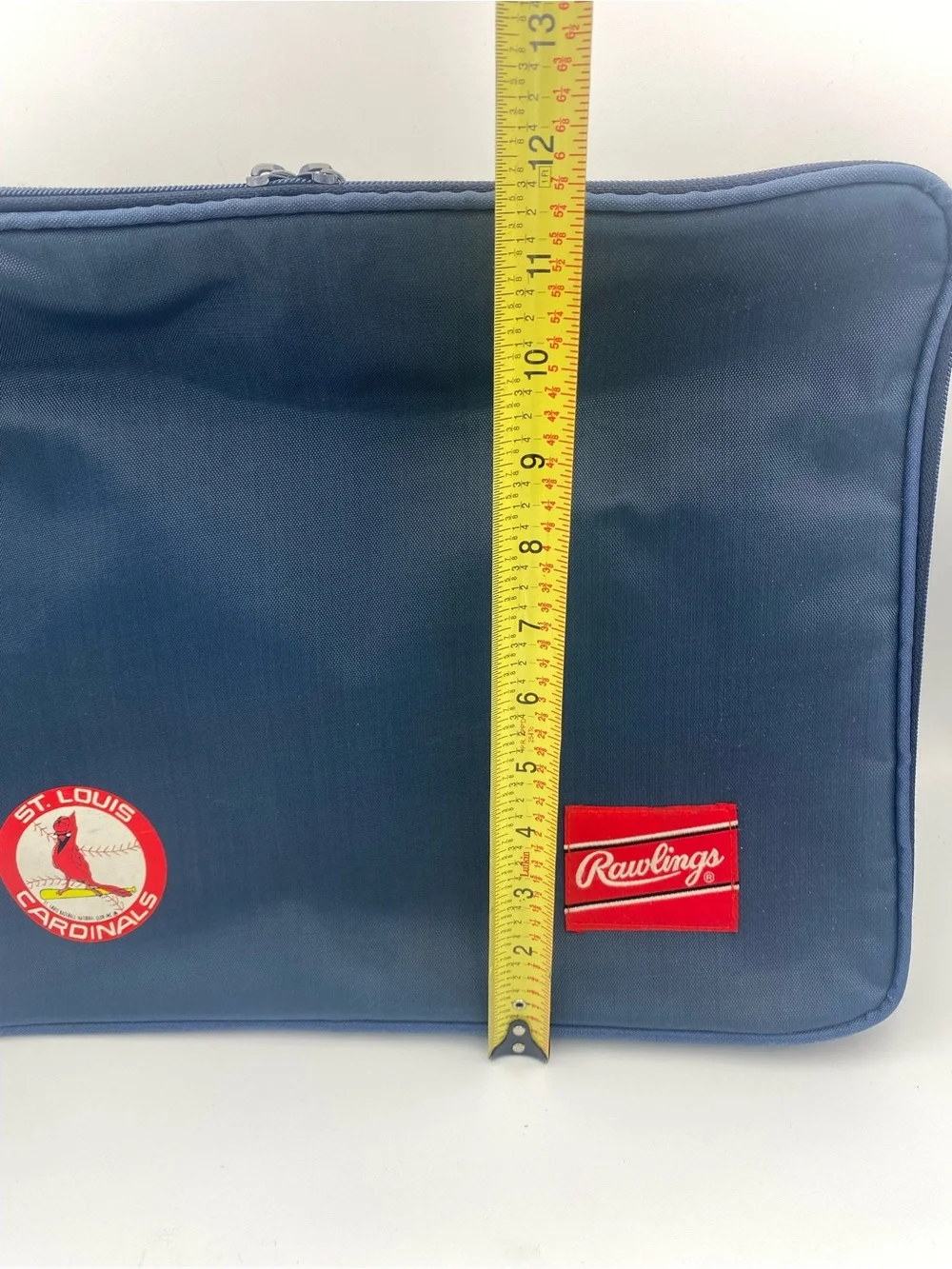 Rawlings Navy Laptop Messenger Laptop Bag with Red Logos